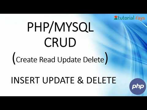 Part 1 2019 Create Form | PHP MySql Object Oriented Insert Update Delete | PHP CRUD OOps