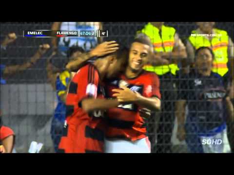 Emelec (EQU) 1 X 2 Flamengo - Libertadores 2014