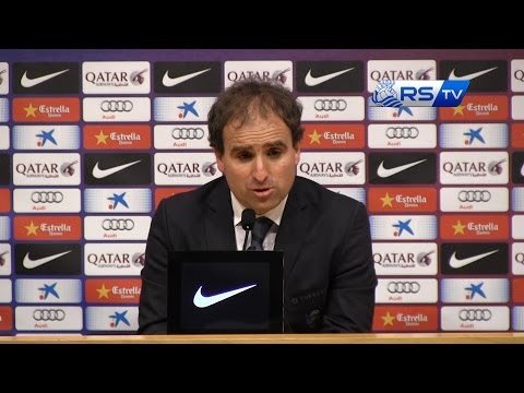 Jagoba Arrasate, FC Barcelona 2 - Real Sociedad 0  05/02/2014