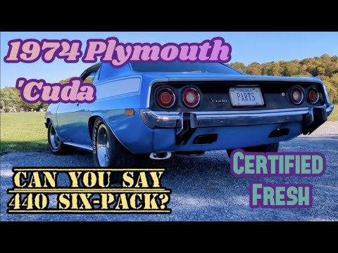 BEFORE BEAST MODE there was THIS - 1974 Plymouth 'Cuda