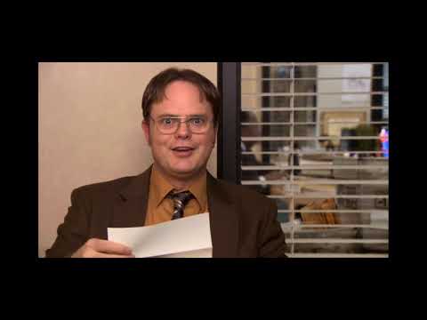 The Office: Michael le entrega su carta de recomendación a Dwight