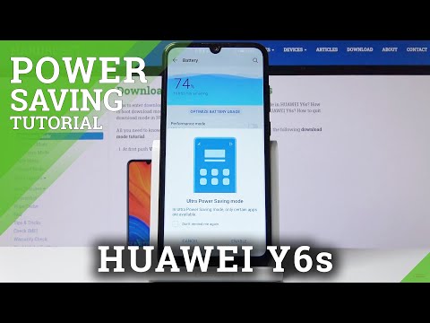 How to Enter Power Saving Mode in HUAWEI Y6s – Save Battery