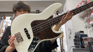 Video thumbnail for Freedom Custom Guitar Research / Retro JB 4st OW【Test Play】 by Bass Sound Maniac