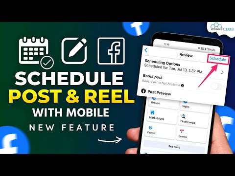 How to Schedule Facebook Posts and Reels in Mobile | Facebook Post Scheduler New Feature