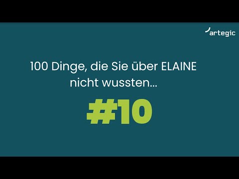 100 Dinge, die Sie über ELAINE nicht wussten: #10 Time-to-Market