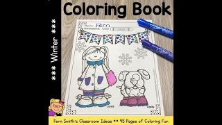 Winter Coloring Pages - 45 Pages of Winter Coloring Fun