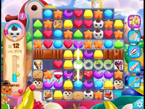 Cookie Jam Blast Level 874 - NO BOOSTERS 🍪 | SKILLGAMING ✔️