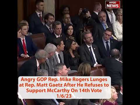 Rogers Lunges at Gaetz, Then McCarthy Wins on the 15th Ballot: 'I Will Never Give Up' (January 6, 2023)