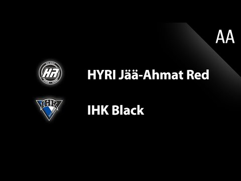 U14 AA HYRI Jää-Ahmat Red - IHK Black
