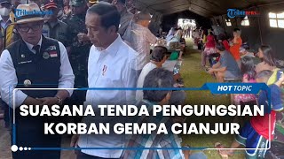 Kondisi Tenda Pengungsian Korban Gempa Cianjur saat Dikunjungi Ridwan Kamil, Diliputi Suasana Haru