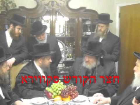 Skver Boro Park Rebbe Meets With Pittsburger Rebbe - 5772