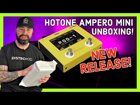 AMPERO MINI イエロー Hotone Ampero Mini Amp Modeler and Effects Processor - Marigold
