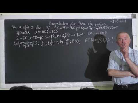 1/2 1516 Recapitulare Teza: Ecuatii Inecuatii Multimi Dreptunghiul Patratul Aria Perimetrul Clasa 5