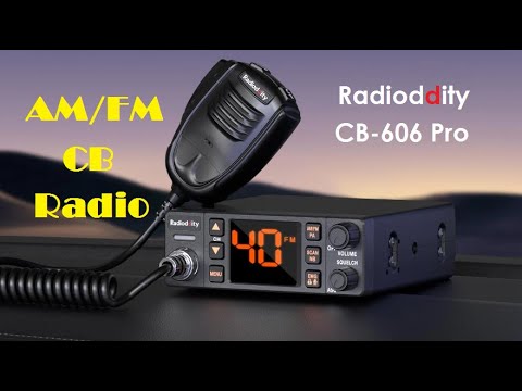 Radioddity CB-606 Pro AM/FM 40 Channel CB Radio