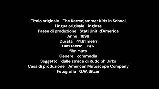 1898 - The Katzenjammer Kids in School
