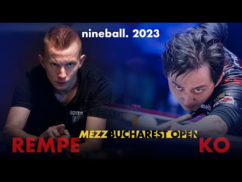 Ko Ping Chung  v Jan Rempe | 2023 nineball. Mezz Bucharest Open