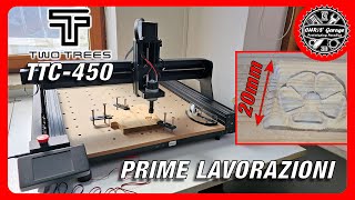 TwoTrees TTC-450: Accensione, Allineamento e Primi Lavori [PARTE 2/3]