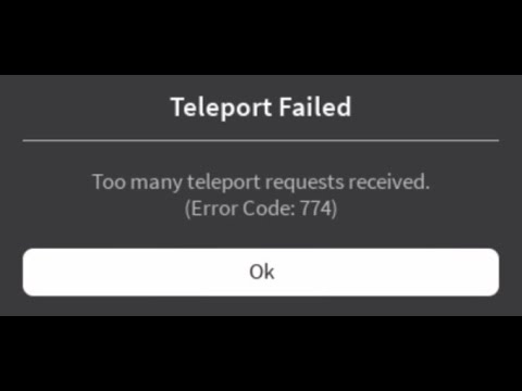 [SOLVED] Roblox Error Code 774