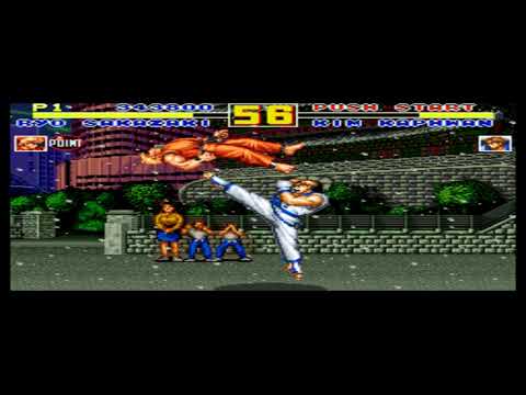 [SFC/SNES] Fatal Fury Special hardest no lose gameplay (Ryo)
