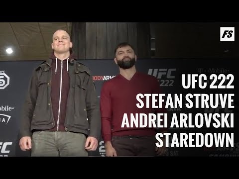 UFC 222 staredown: Stefan Struve vs. Andrei Arlovski