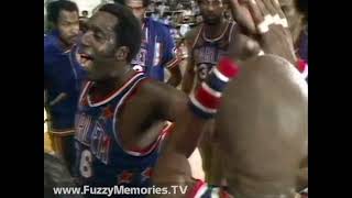 Harlem Globetrotters Meadowlark Lemon It's my leg! gag! ABC's Wide World of Sports Howard Cosell