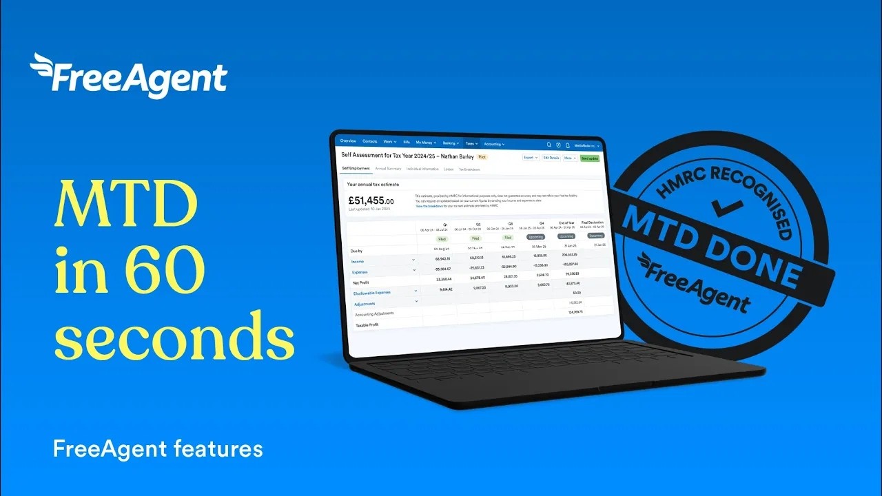 FreeAgent's MTD solution for accountants and bookkeepers (in 60 seconds)