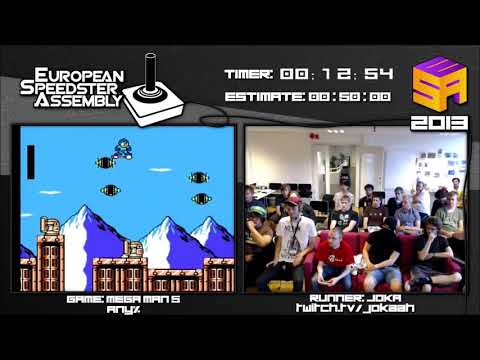 Mega Man 5 (Any%) by Joka in 38:55 - ESA 2013