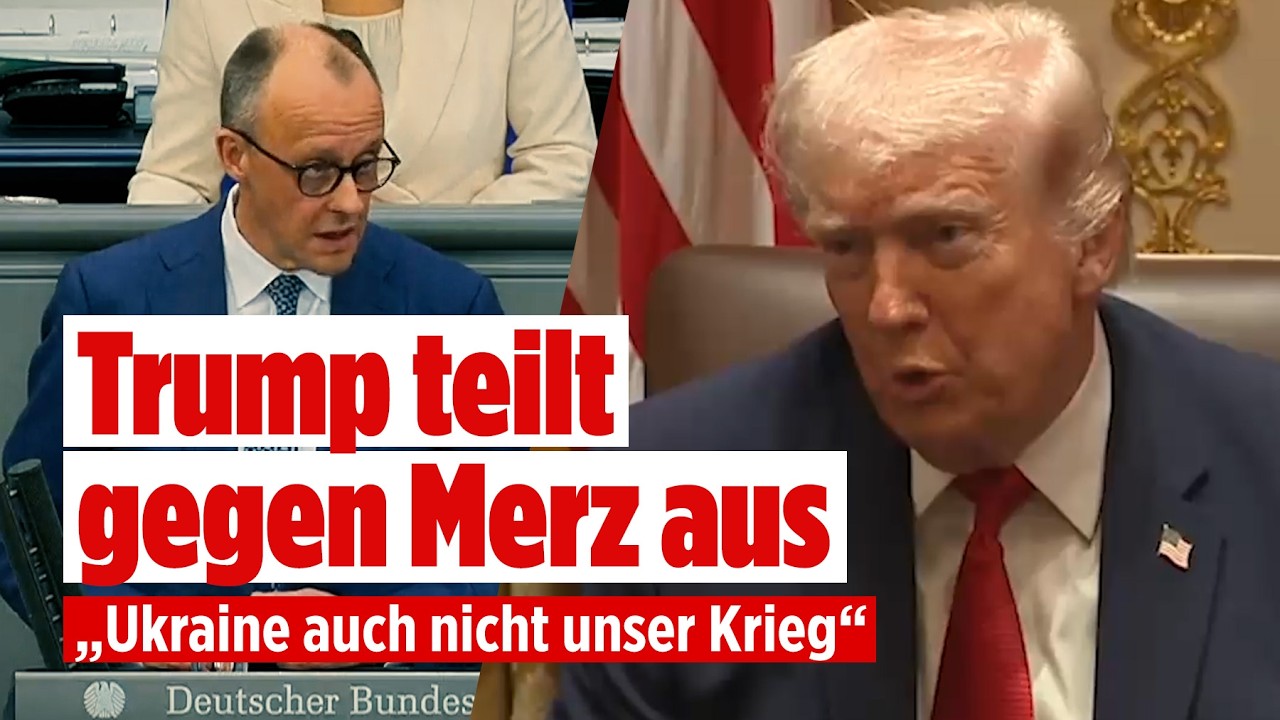 IRAN-KRIEG: „Das ist nicht unser Krieg!“ Merz mit Absage! Trump ledert zurück!