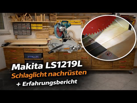 Makita LS1219 Umbau auf Schlaglicht, Zero-Clean Einlage & ehrlicher Erfahrungsbericht + Kappstation