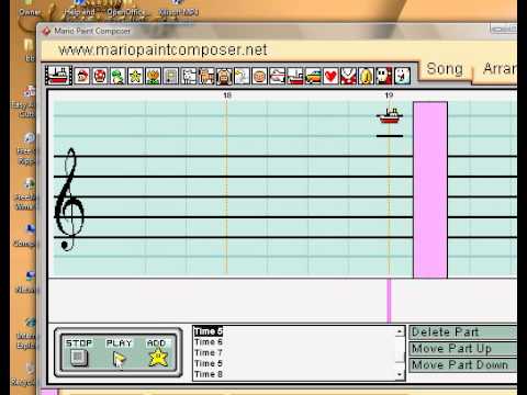 Mario Paint - "My Time" (Triple H WWE Theme)