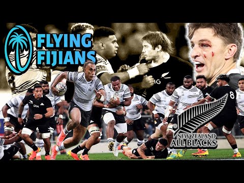 Flying Fijians Get Physical vs All Blacks 2021 Rugby Clash!