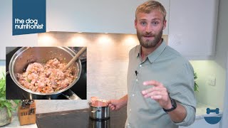 How to make cooked dog food | Dog Nutrition Lessons | Ep 14.