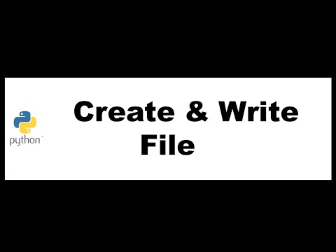Python Bangla Tutorials 34 Create Write File