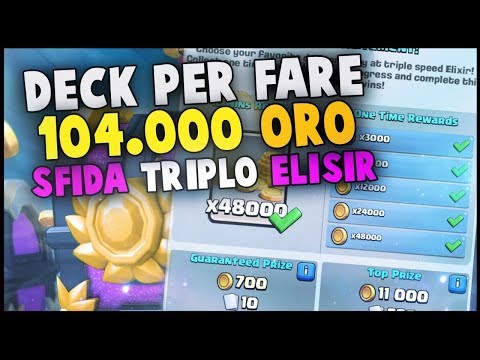 DECK PER VINCERE 100 MILA D' ORO, SFIDA TRIPLO ELISIR; ARRIVO AD 1 MILIONE D' ORO
