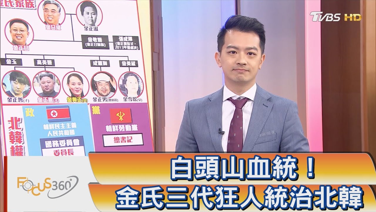 白頭山血統! 金氏三代狂人統治北韓