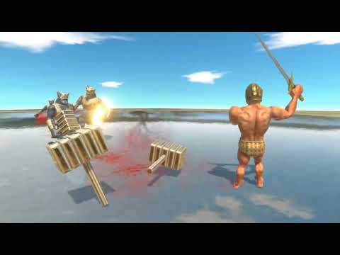 Achilles versus one, two and three Ghor hammer's | animal revolt battle simulation | arbs test