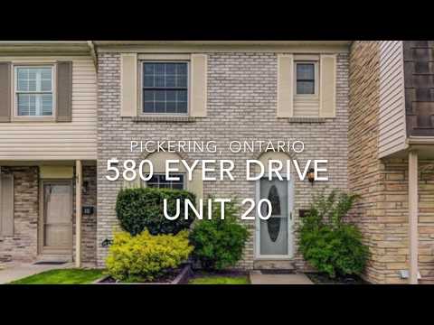 Lovely Home for Sale! 580 Eyer Drive, Pickering Ontario