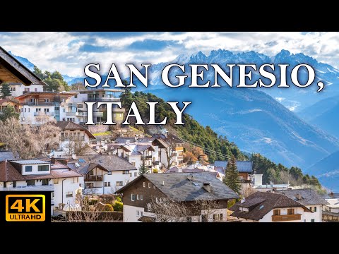 [4K] Walking in SAN GENESIO (Jenesien) One of the MOST BEAUTIFUL VILLAGES in Italy