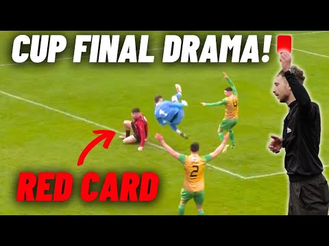 I almost BROKE my LEG in a CUP FINAL!! (Goalkeeper POV)