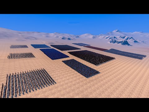 MEDIEVAL ARMY vs ANCIENT ARMY - Ultimate Epic Battle Simulator UEBS