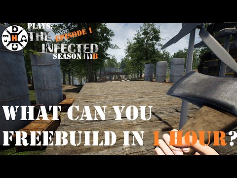 What Can You Freebuild In 1 Hour? Free Build Friday The Infected Gameplay S4BEP1