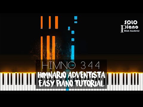 HIMNO 344 - Entonad un himno | Easy Piano Tutorial + Partitura