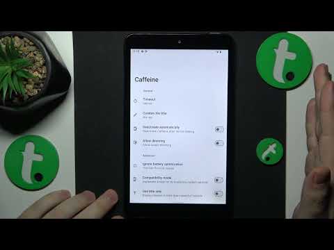 How to Change the Screen Timeout Value to Never on NOKIA T10 - Caffeine App