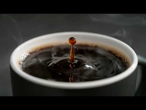 Coffee, Americano, Espresso, Drop   Stock Video Footage slow motion video