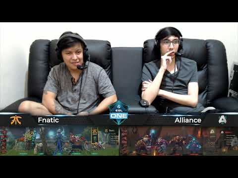 Fnatic vs Alliance Game 1 (BO2) l ESL Katowice 2019 Group stage
