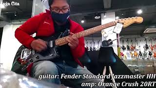 Video thumbnail for FENDER Standard Jazzmaster HH Guitar (no talking) | gear demo by Jaga Cita official