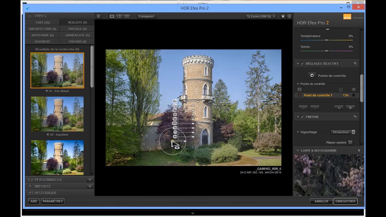 Nik Collection : HDR Efex Pro 2 - Partie 4