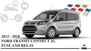 Ford Transit Connect Tourneo 2013 - 2018 Fuse Box Diagram relay with assignment and location