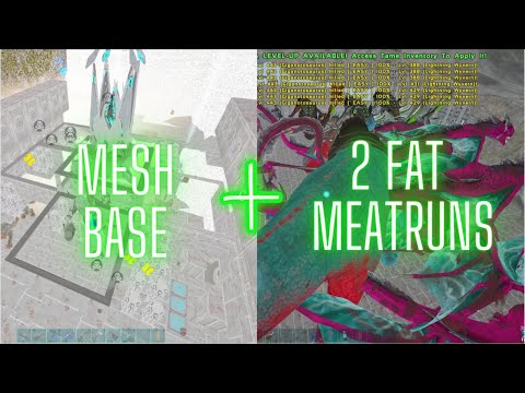 Raiding MESHBASE and MEATRUNNING Breeding Bases Ark Official Smalltribes I PC PVP