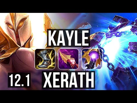 KAYLE vs XERATH (MID) | Rank 3 Kayle, 3/1/6, 600+ games | EUW Master | 12.1